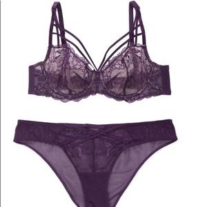 NWT Adore Me Shirley Unlined Set
